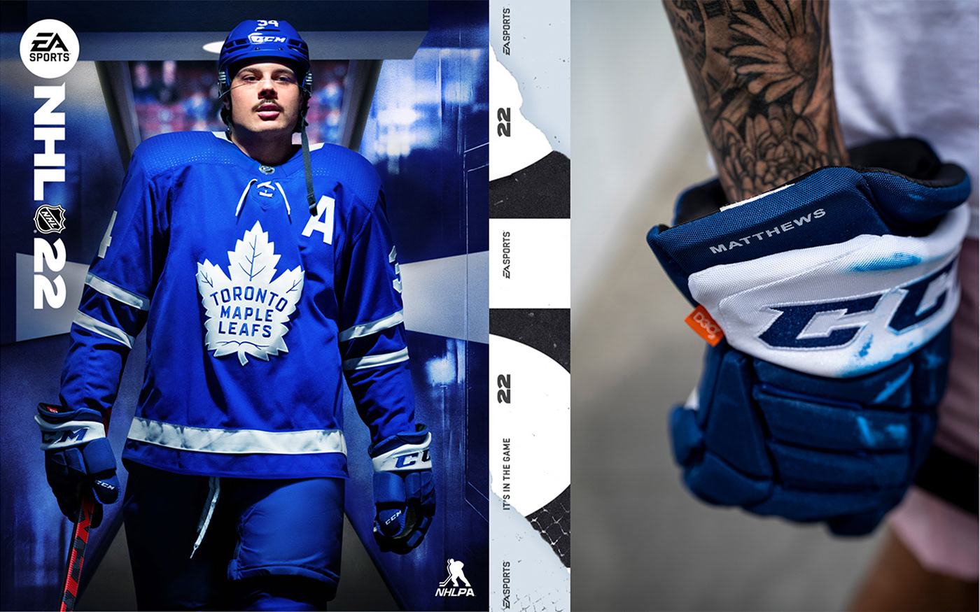 Auston Matthews EA SPORTS ea sports nhl hockey NHL NHL Design sports Sports Design video game