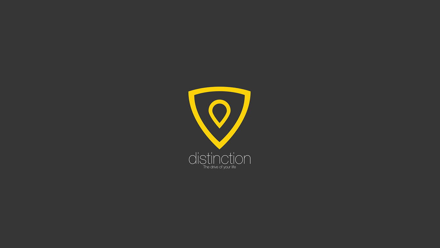 Distinction cars Logo Design Brand ID corporate id corporate branding Wise Studios