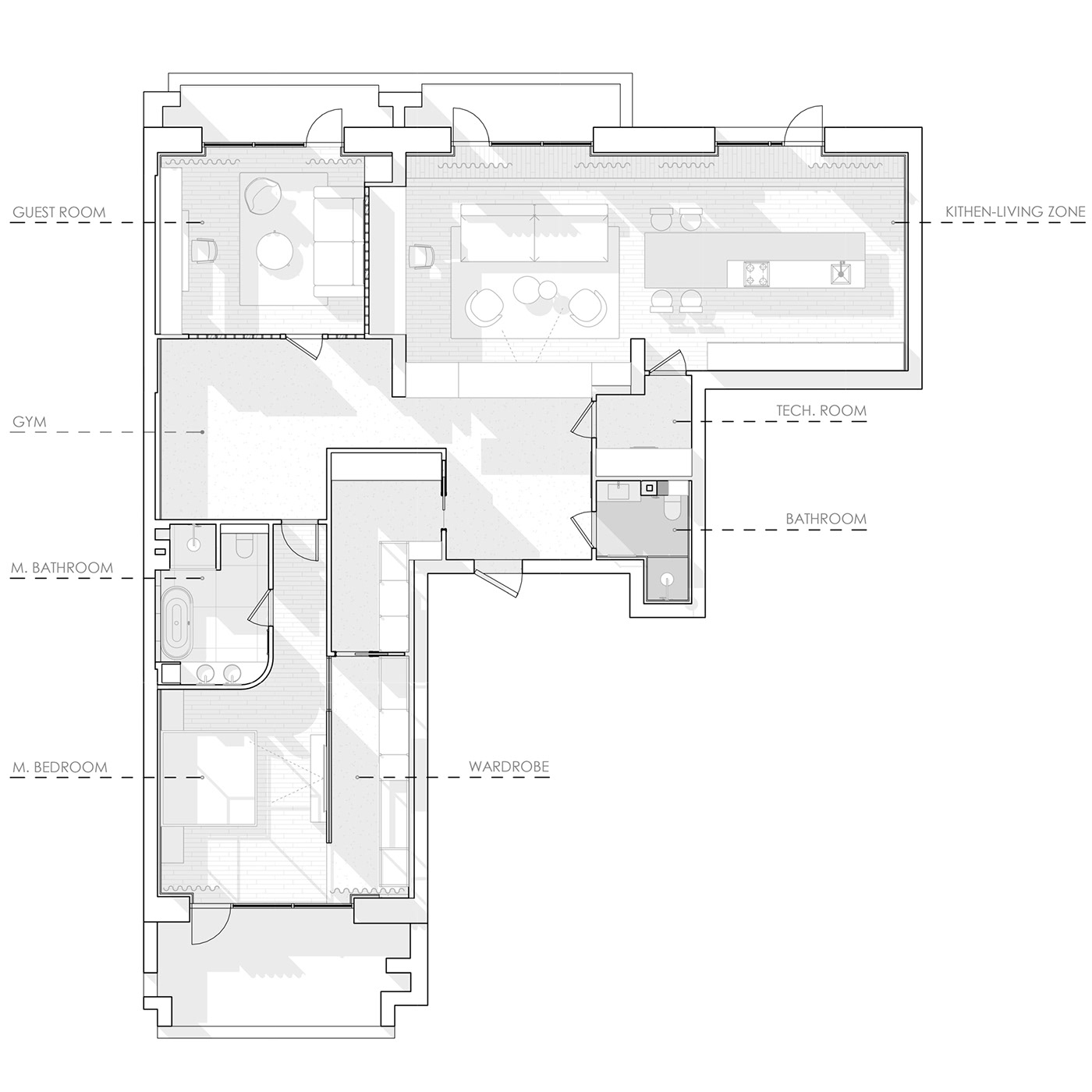 apartment architecture colors cozy design Interior interiordesign modern Render visualization