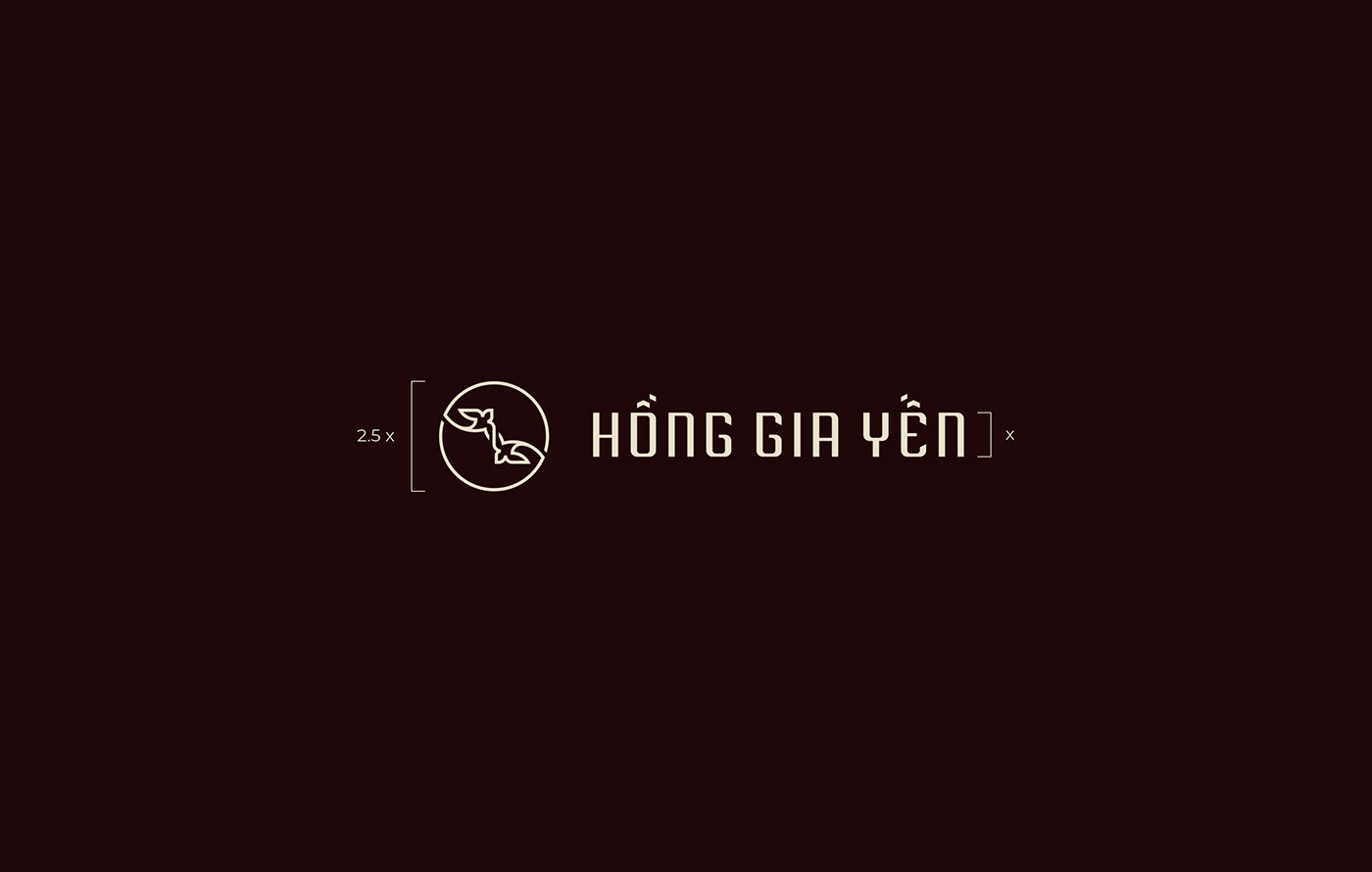 bird nest vietnam minimal bird nest luxury REDtone Branding Identity logo logo circle 