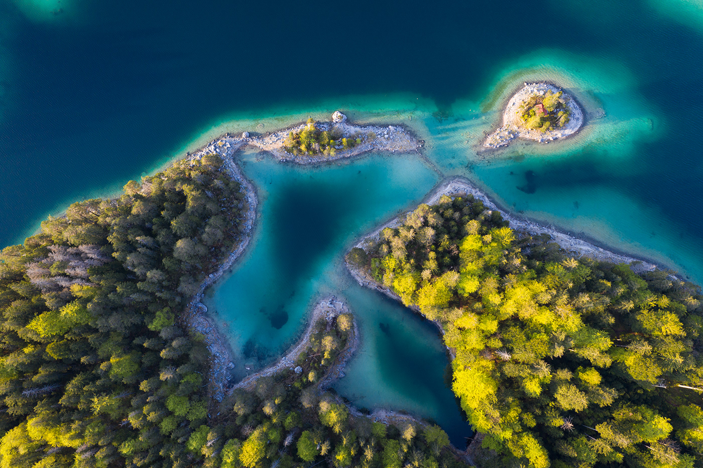 drone DJI lake Photography  carribean Landscape birdview mavic water germany