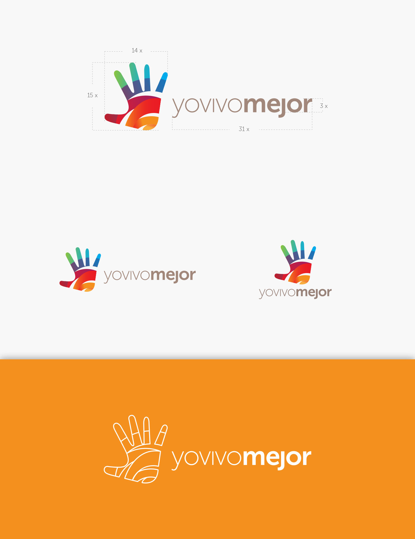 logo brand mark identity design colombia foundation corporate