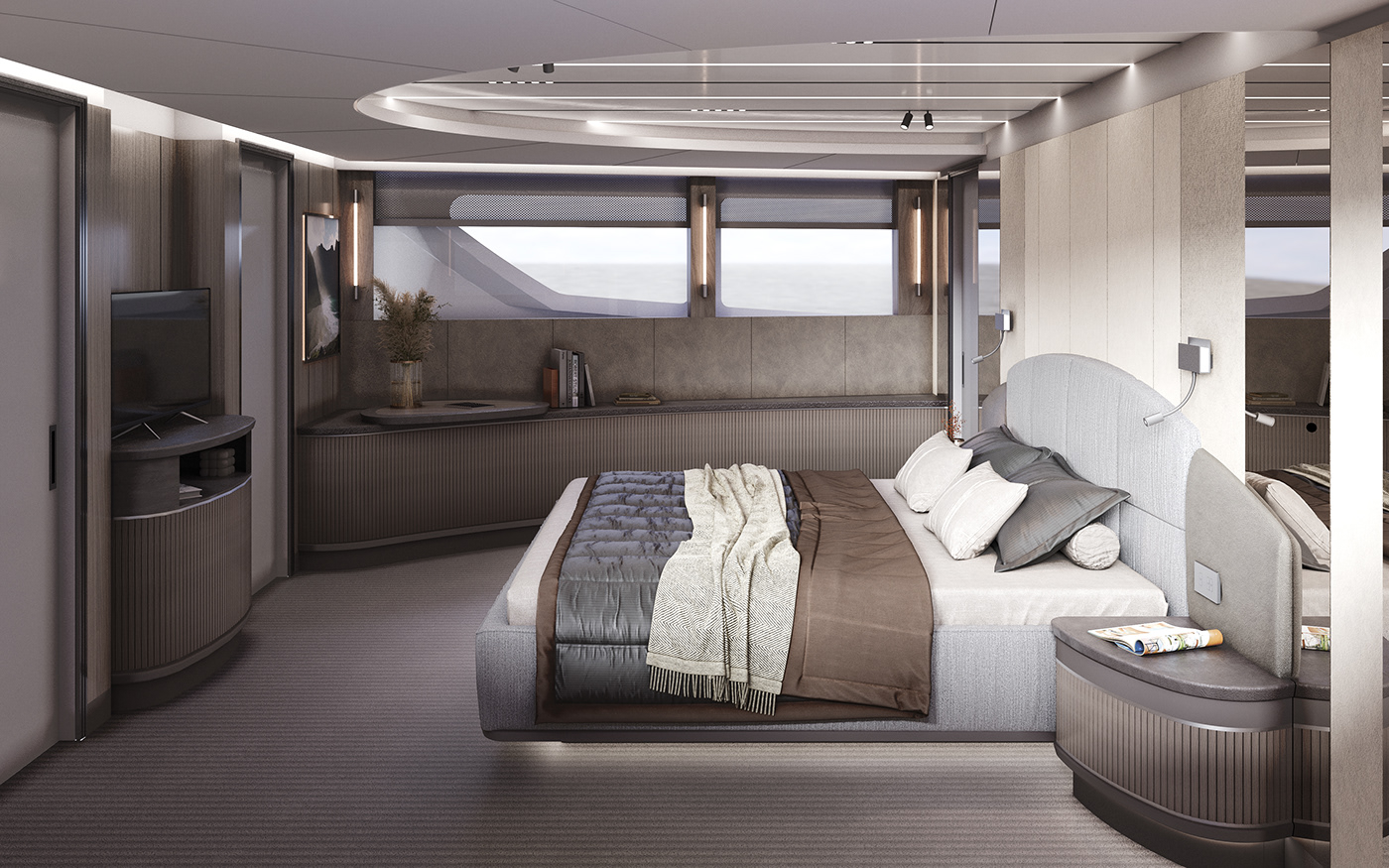 interior design  shipdesign yacht Yacht Design Yachts