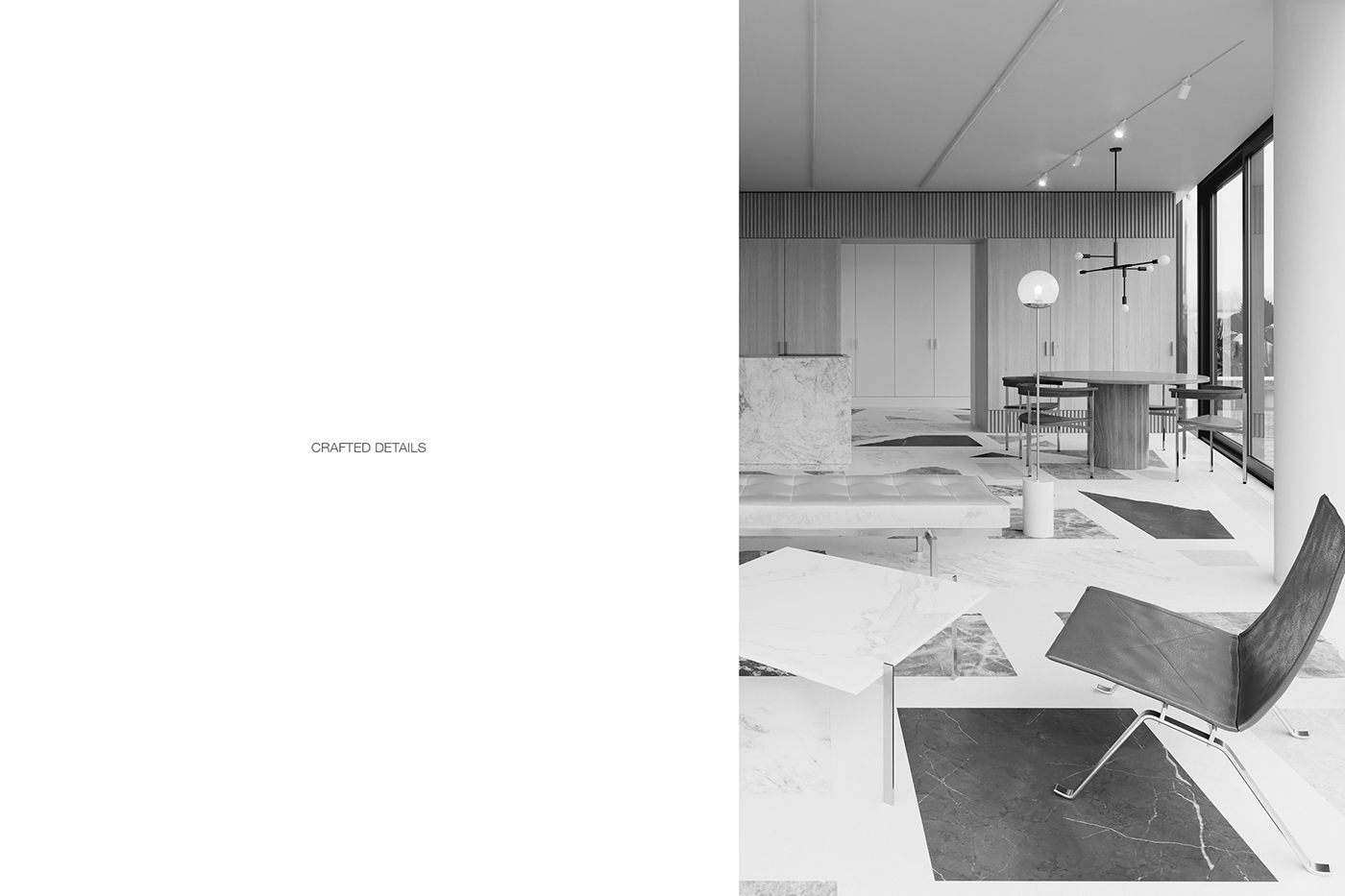 minimalist apartment 3darchitect visualisation 3D