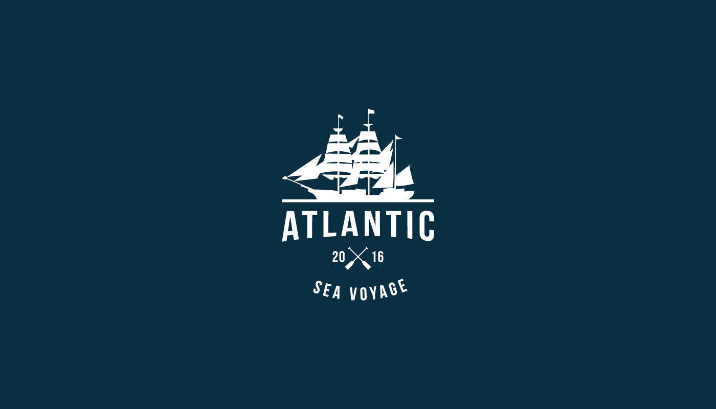 ship boat Ocean Modern Logo vintage logo minimalist Logo Design brand identity logos sea