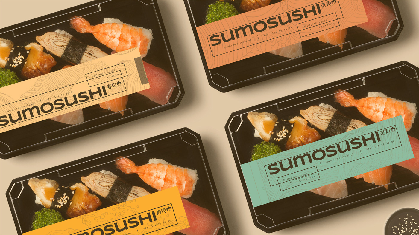 branding  CI identity logo rebranding Sushi