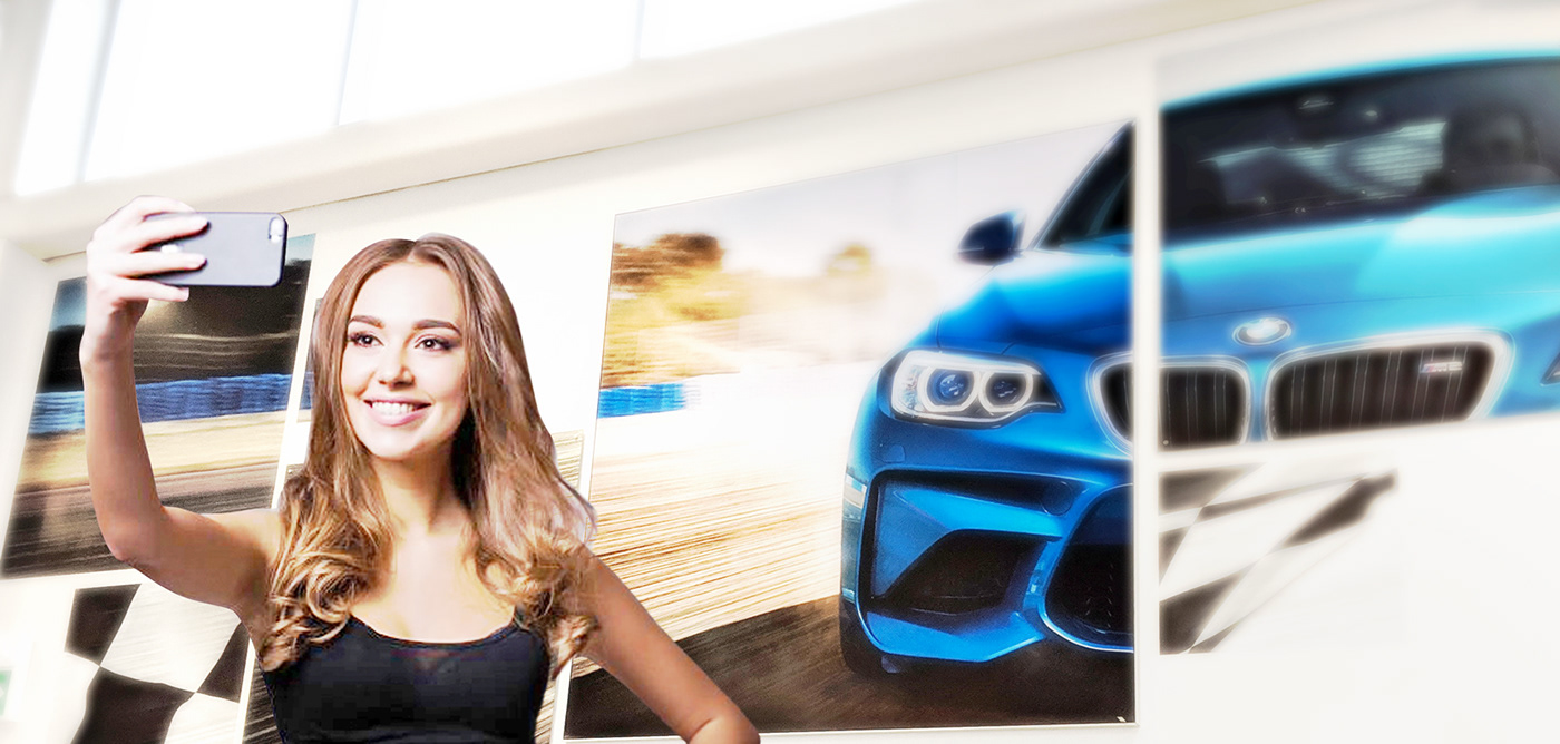 BMW Automotive Advertising design large Spatial Design branding  environments environmental graphics Experience Dimensional Environments