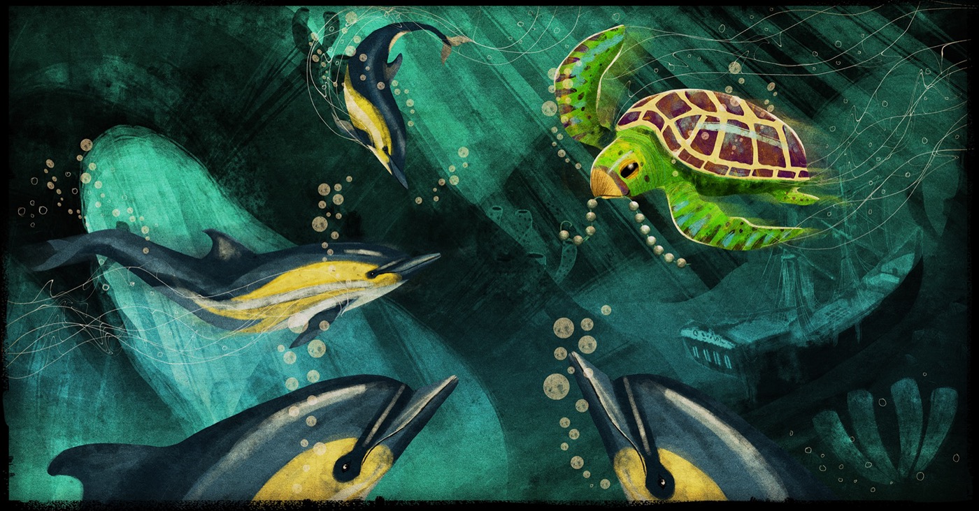 Children's Books Picture book children's book Turtle sea creatures