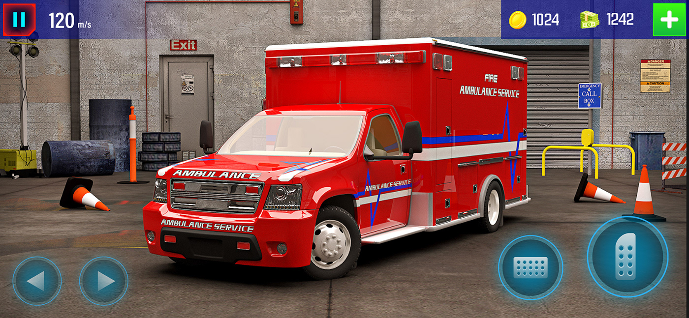 ambulance game simulator game screenshots game screenshot design ambulance game ambulance screenshots ambulance simulator games gaming screenshot Screenshots Design screenshots for app