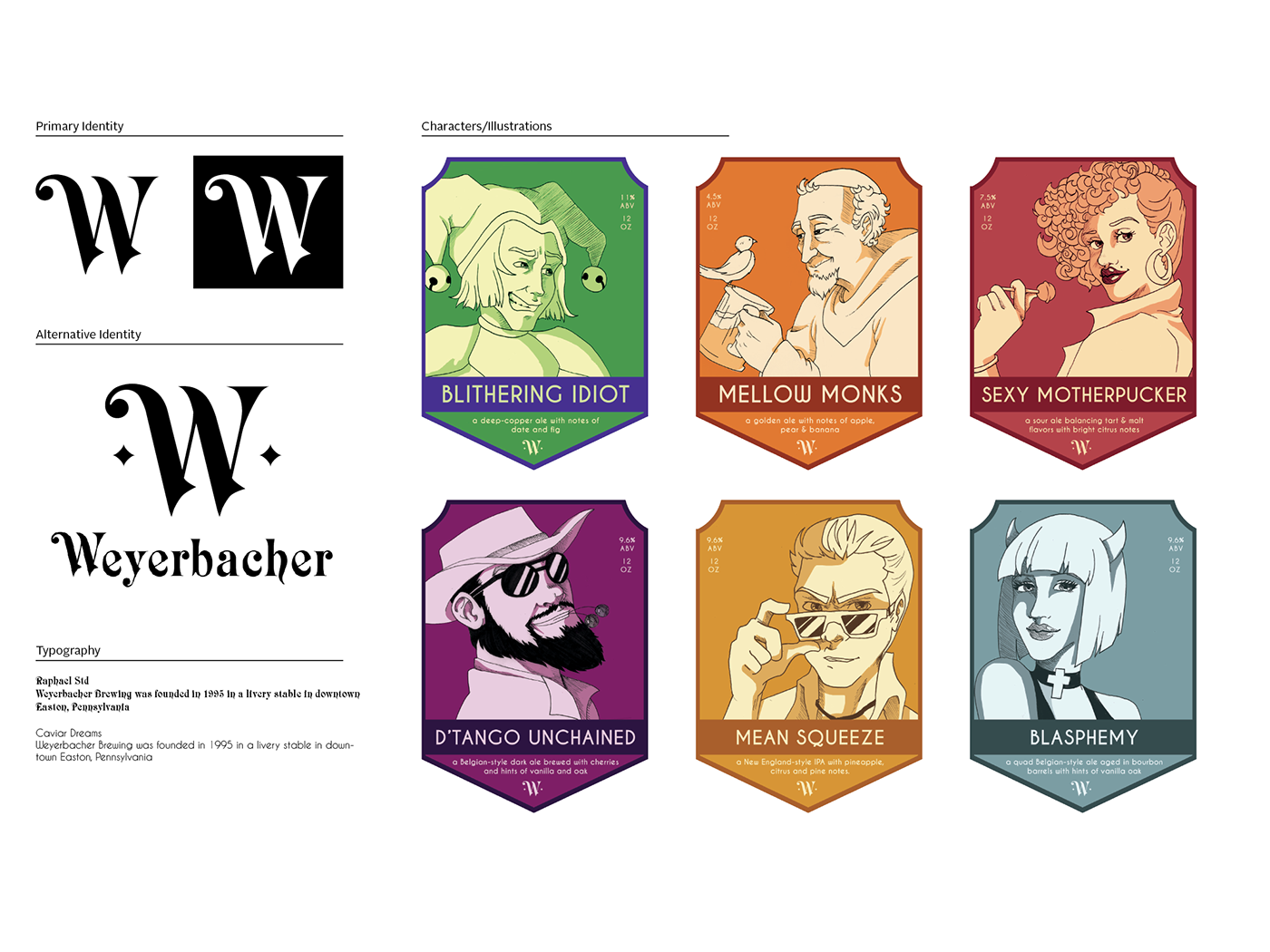 Beer Branding weyerbacher beer design beer labels Rebrand