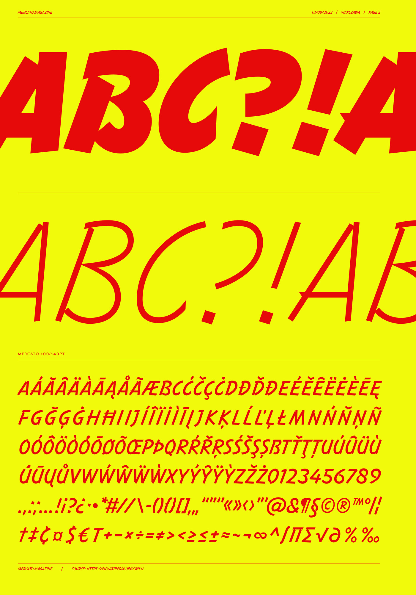 mercato Headline price tags lettering speciment Type Specimen presentation research MACHALSKI Variable Font