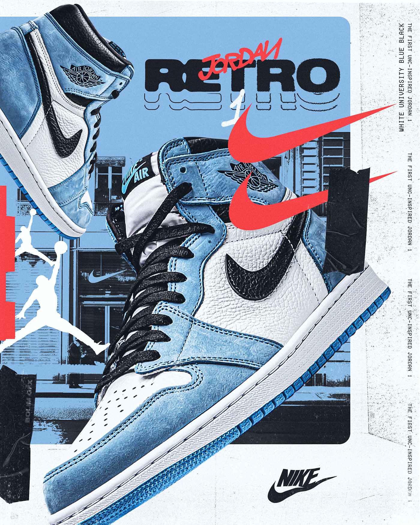 basketball chicago design jordan NBA Nike poster Retro shoes sneakers