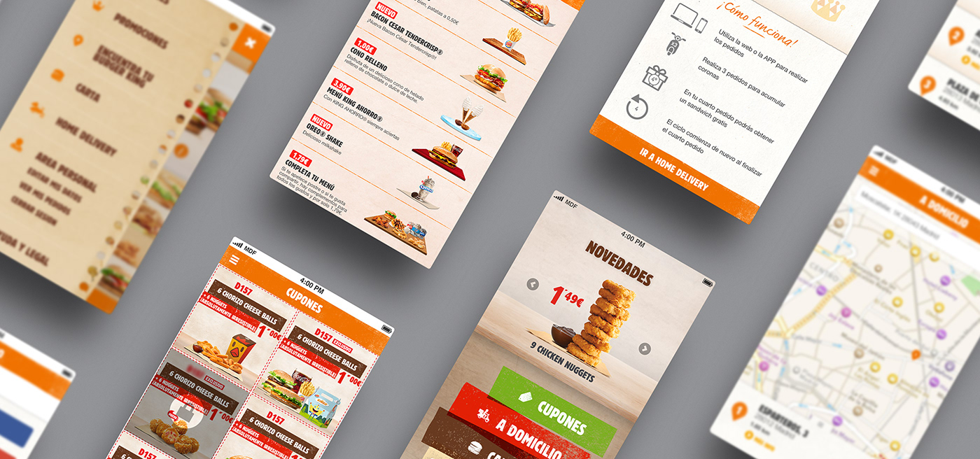 Burger King burger app inspiration UI Web nimbailey Mario Garcia animacion brand