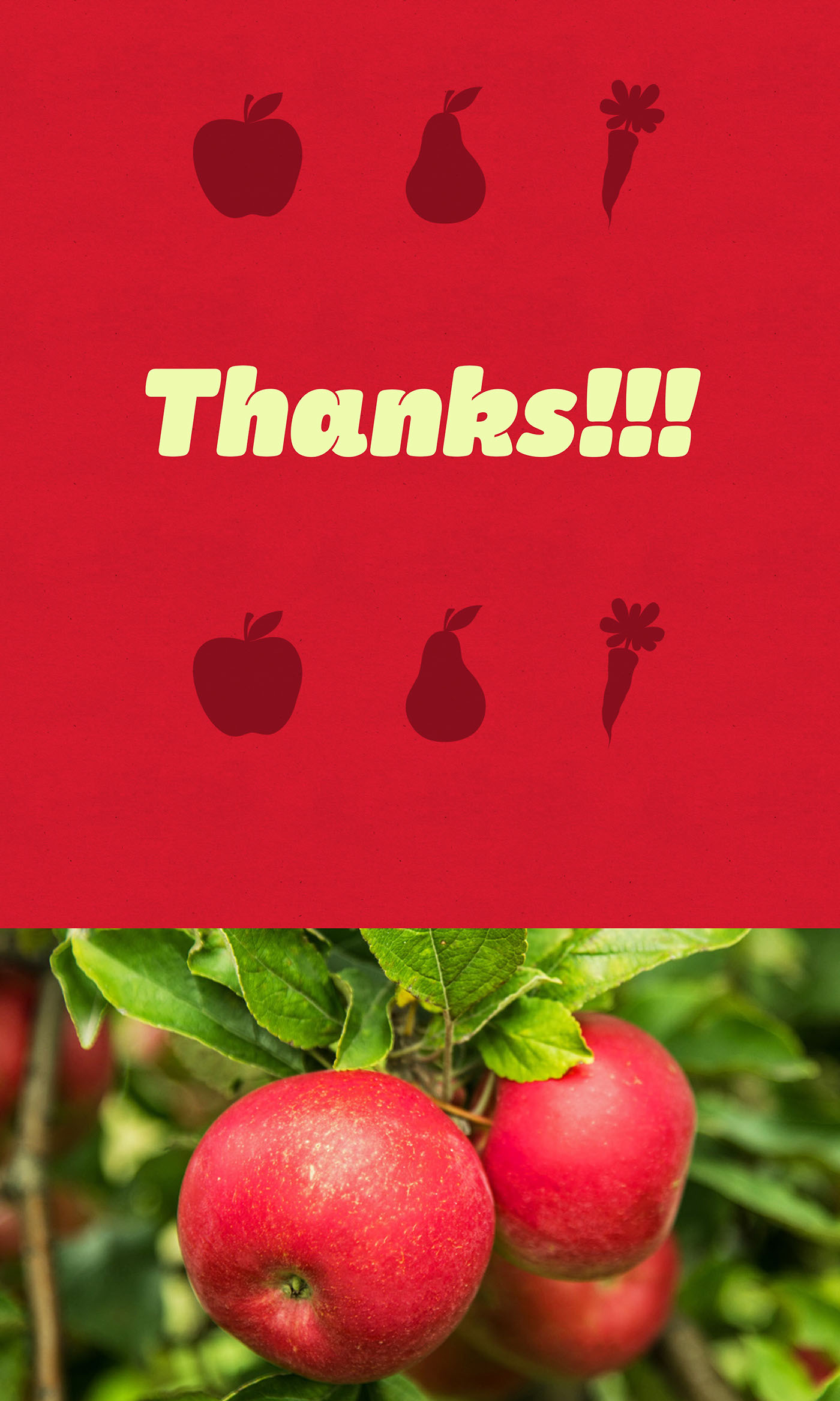 Website design landing page Fruit business juice organic natural apple