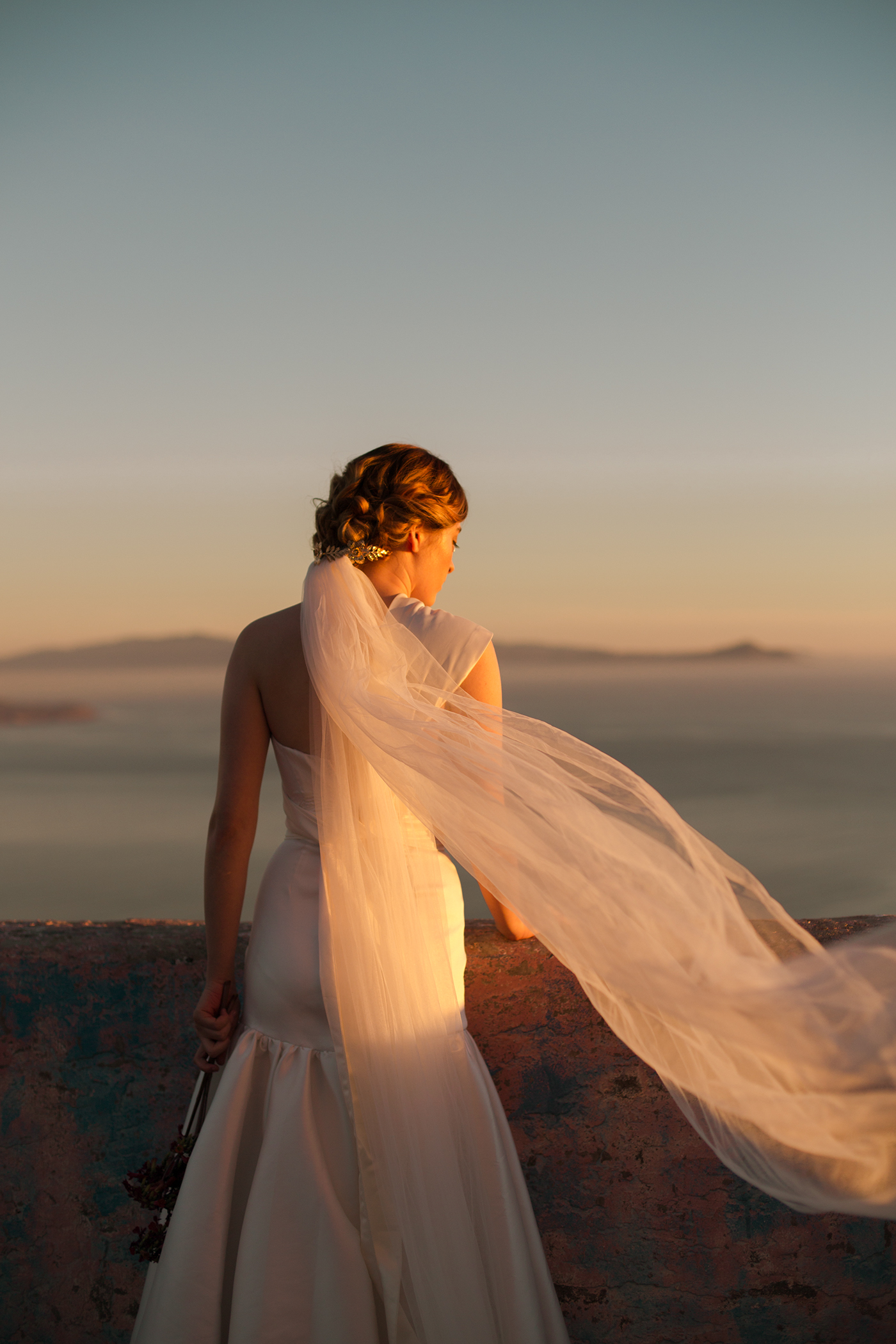editorialphotography editorial vogueitaly bridaleditorial outdoors Oceanview retouching  brides Love
