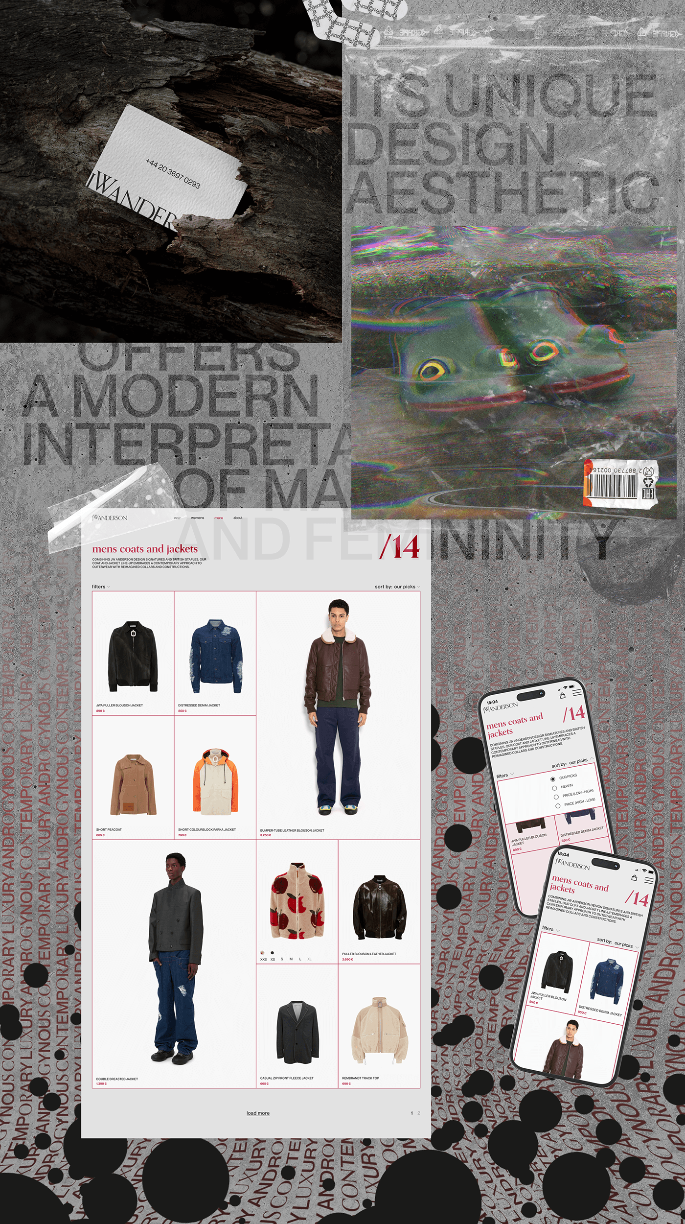 Web Design  UI/UX Figma Website e-commerce Fashion  Clothing fashion design moda uprock