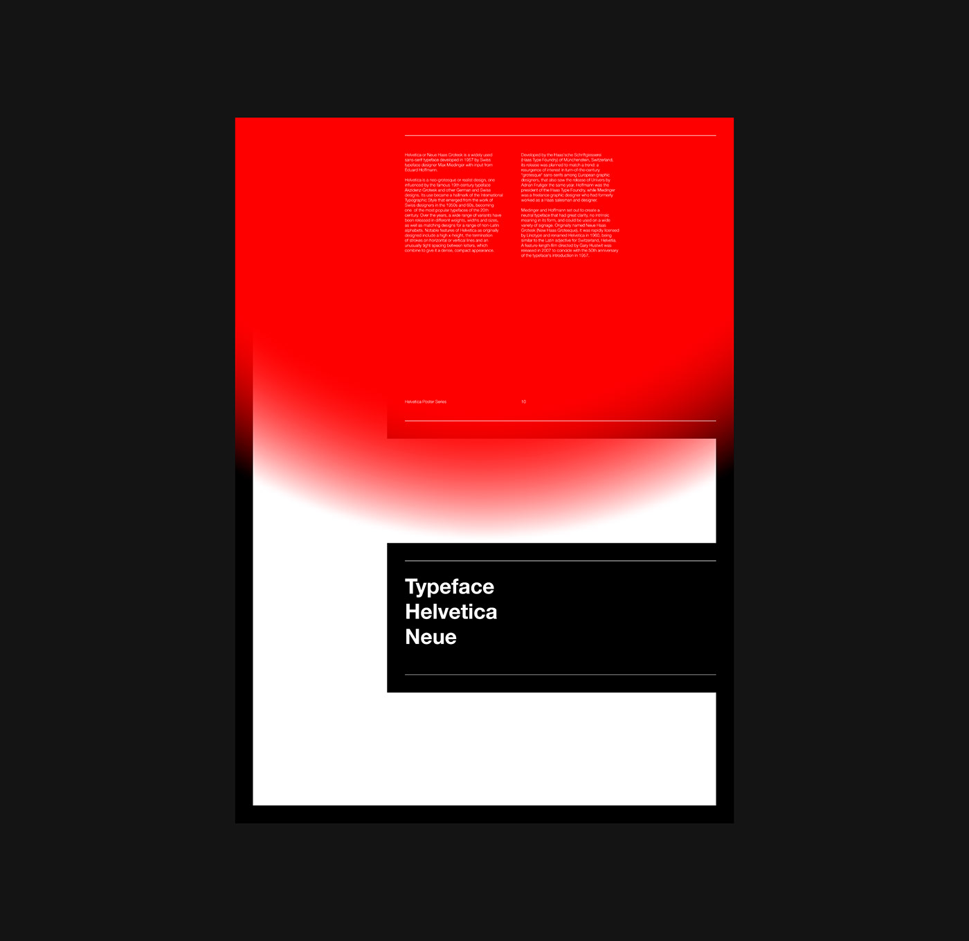 design typography   helvetica Typeface Helvetica Neue poster Poster series grid minimal posters Poster Design