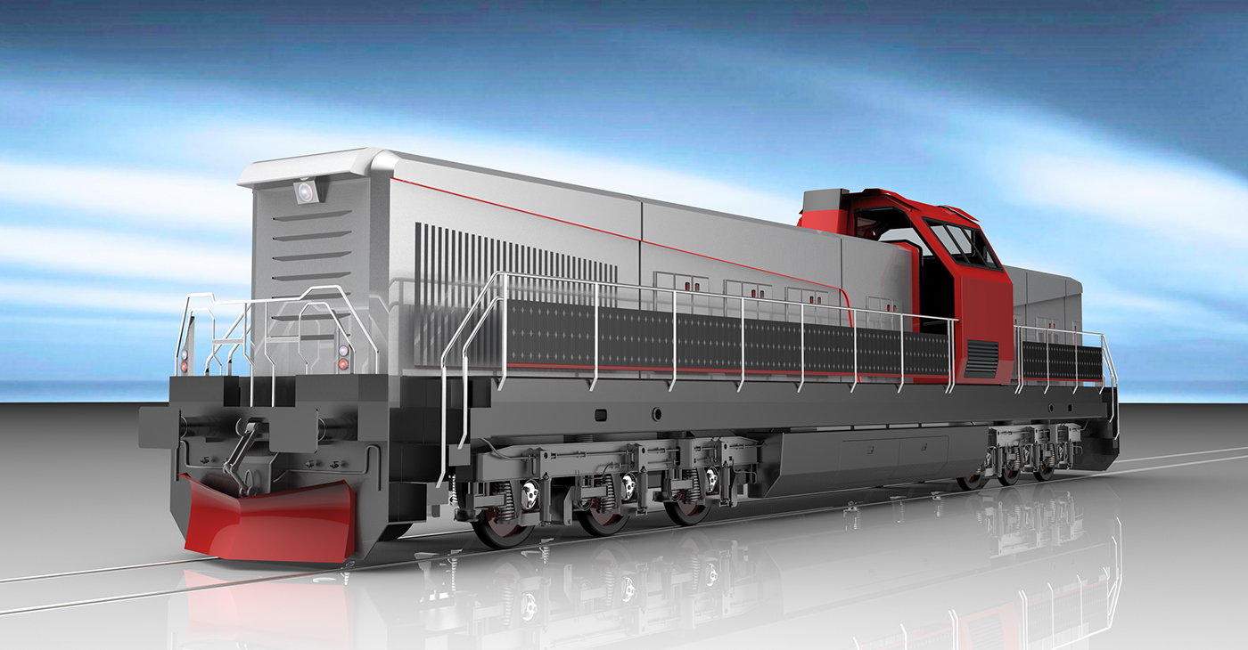 Shunting locomovite locomotive train