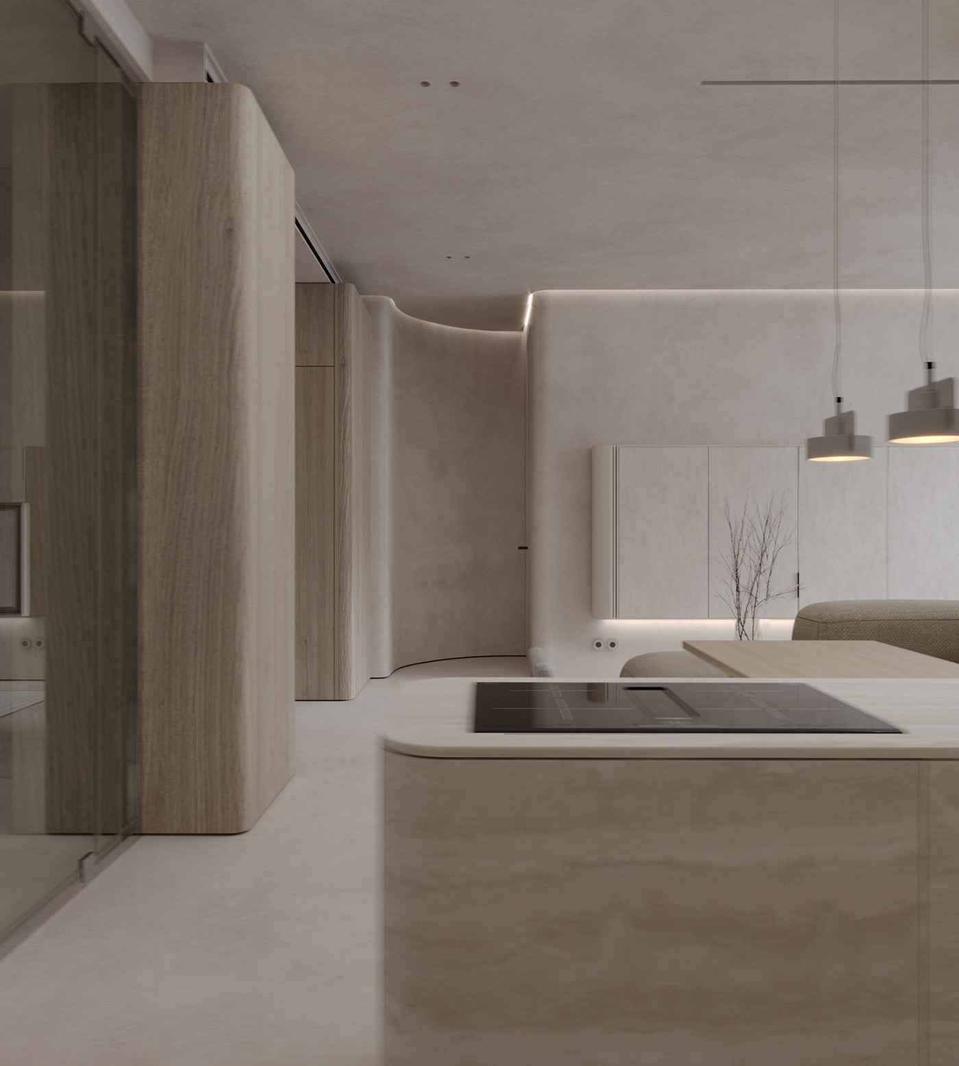 minimalistic desiign interior living room
