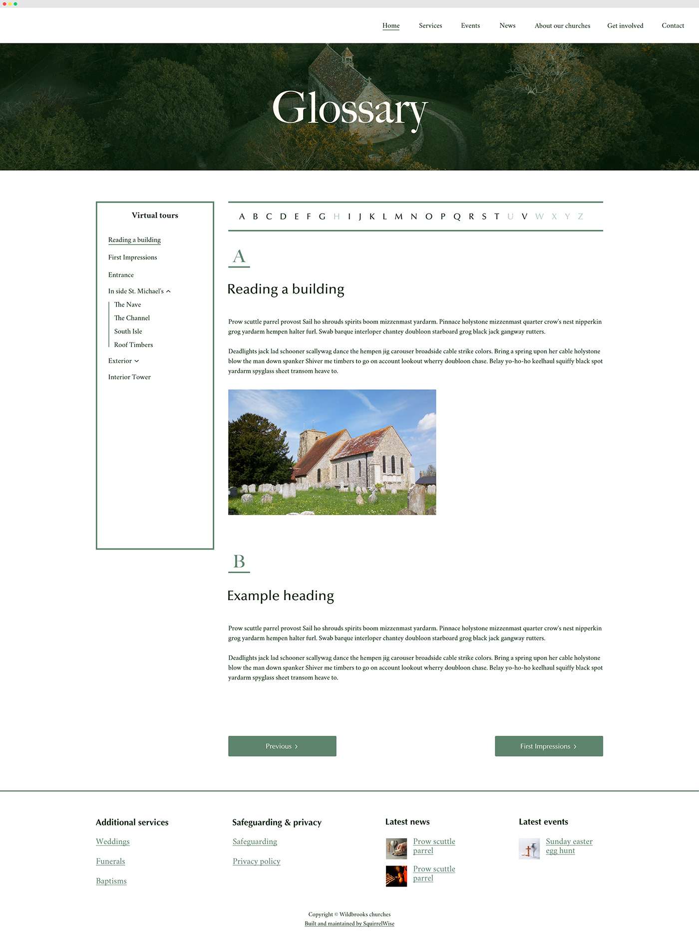 church services ui design ui ux village Web Design  web development  Website Website Design