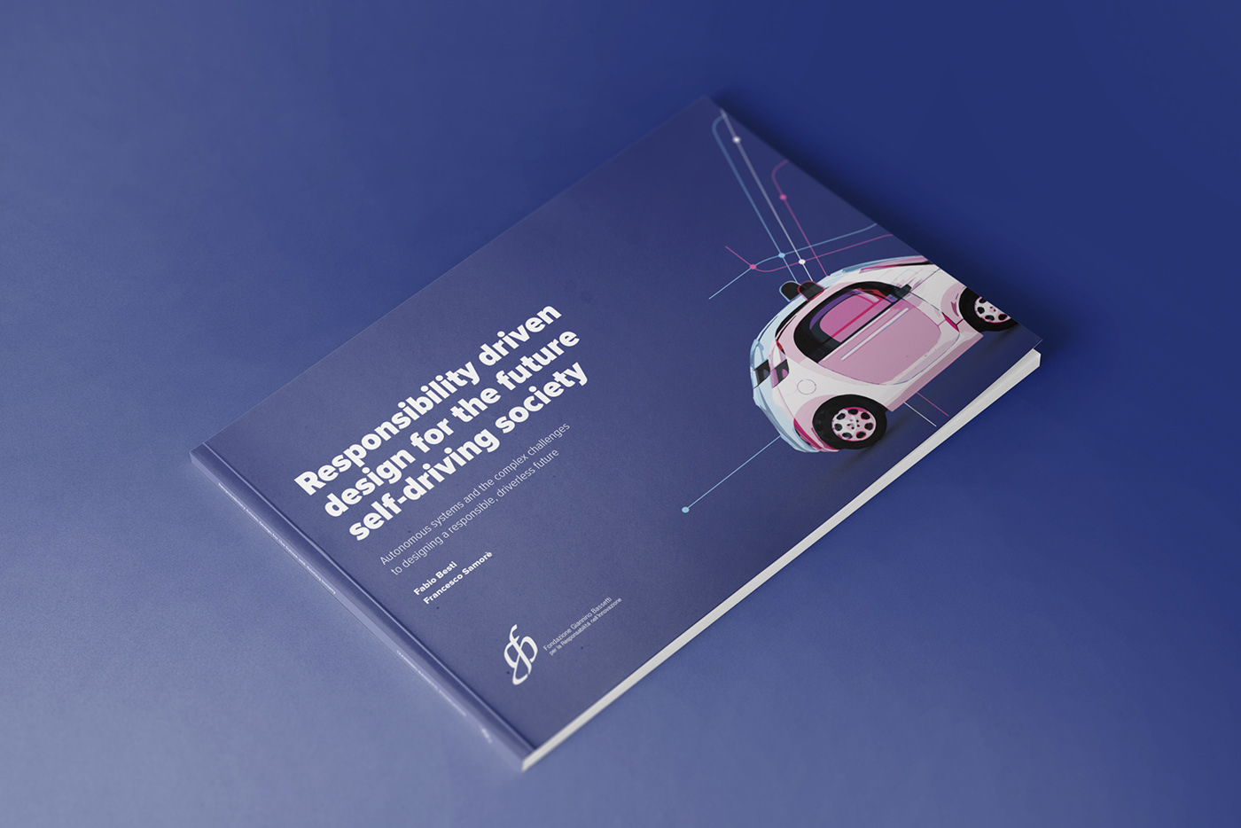 Cover design of the white paper Responsibility Driven Design for the future Self Driving Society
