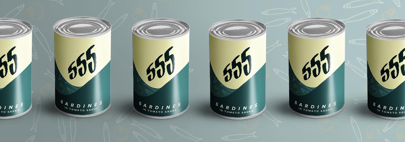 can Packaging sardines branding  redesign Relayout