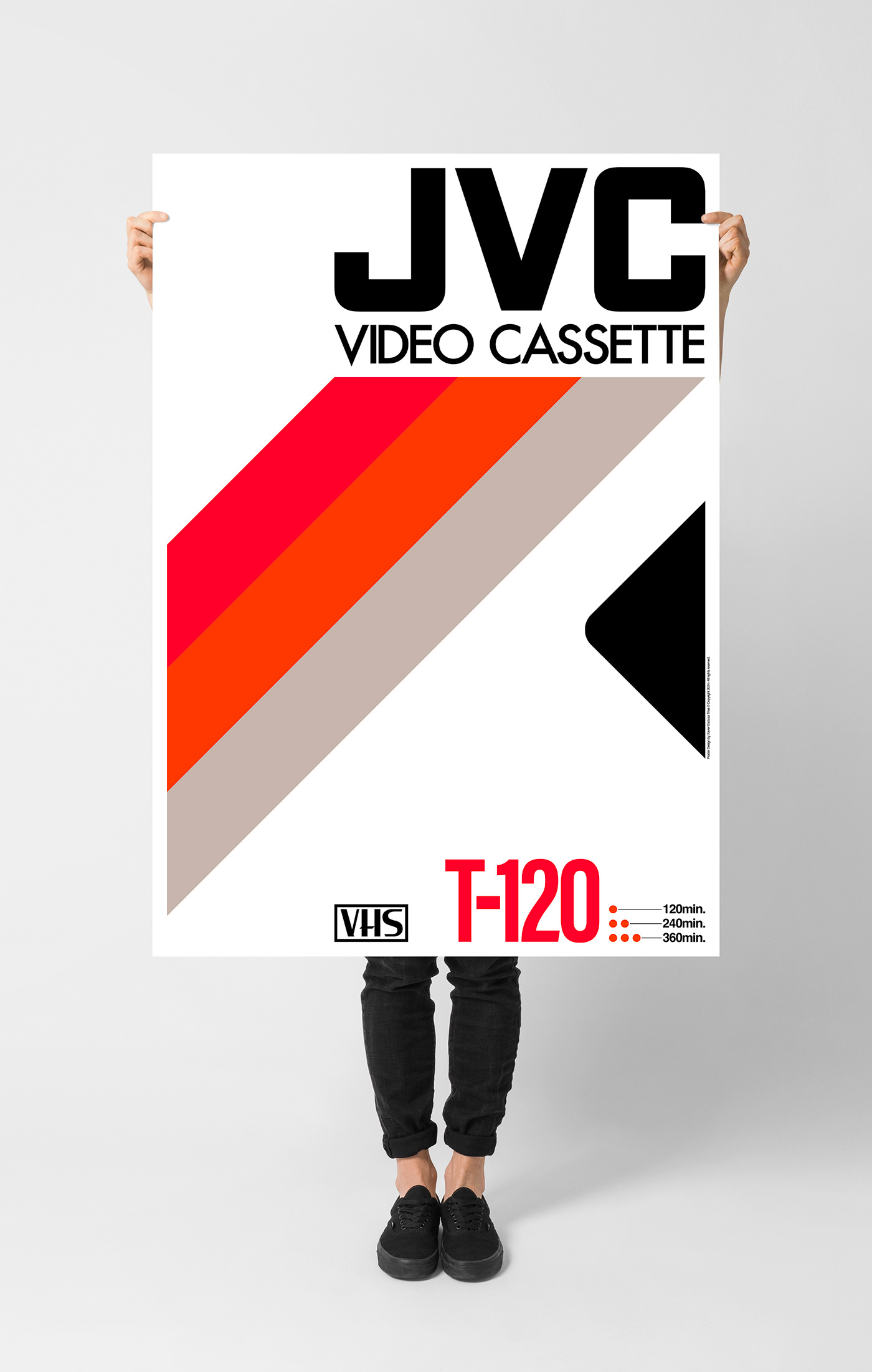Behance graphic design  adobe illustrator Adobe Photoshop poster collection design posters retro brands Videotape Xavier Esclusa Trias