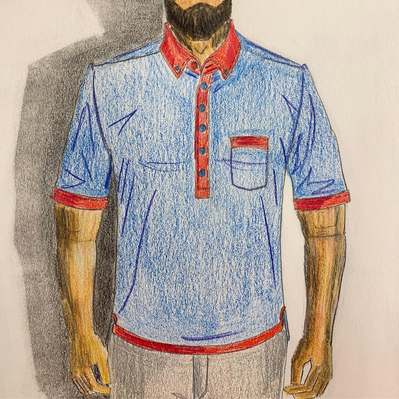 Drawing  fashion design Menswear shirts sketches tailoring chemises