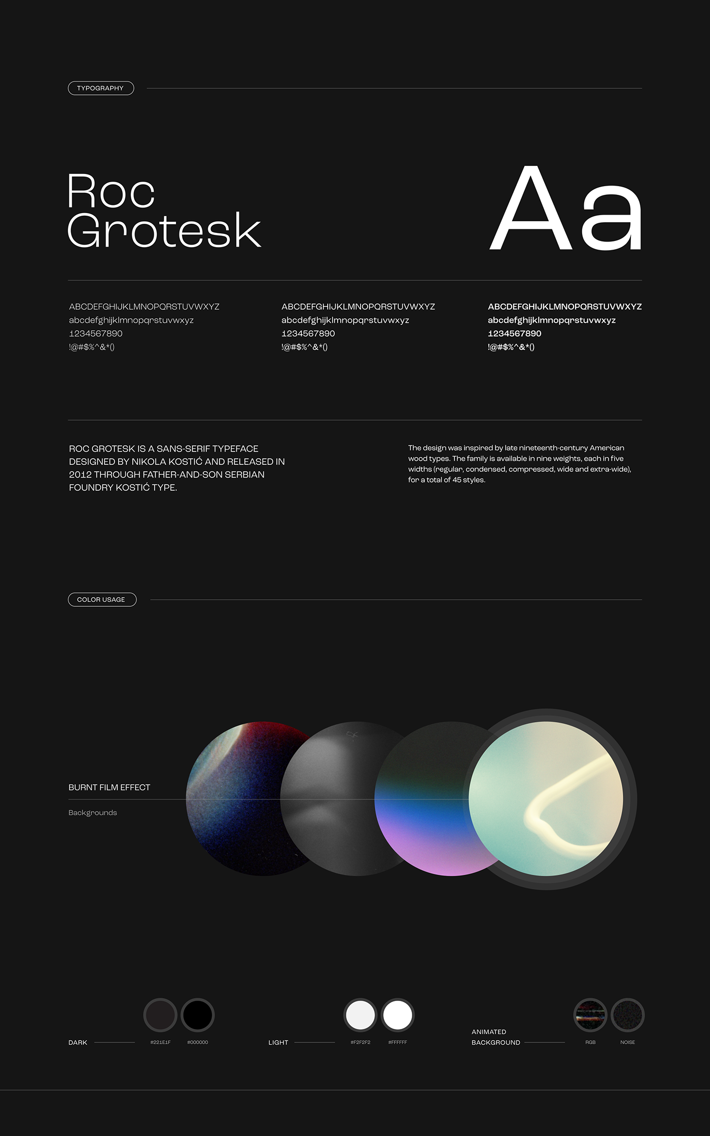 cinematography design Film   Production typography   UI video Web Design  Website