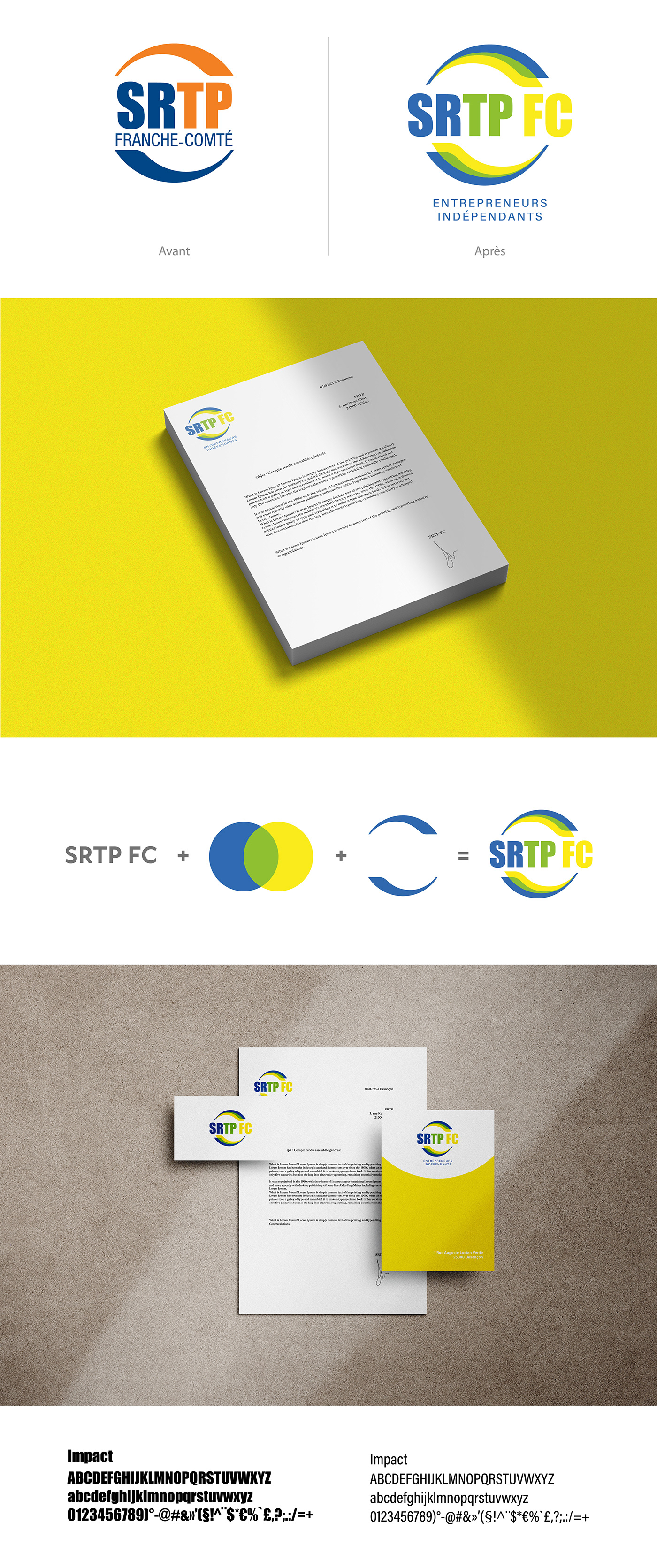 btp logo rebranding institutionnel Syndicat graphisme Logotype adobe illustrator SRTP travaux publics