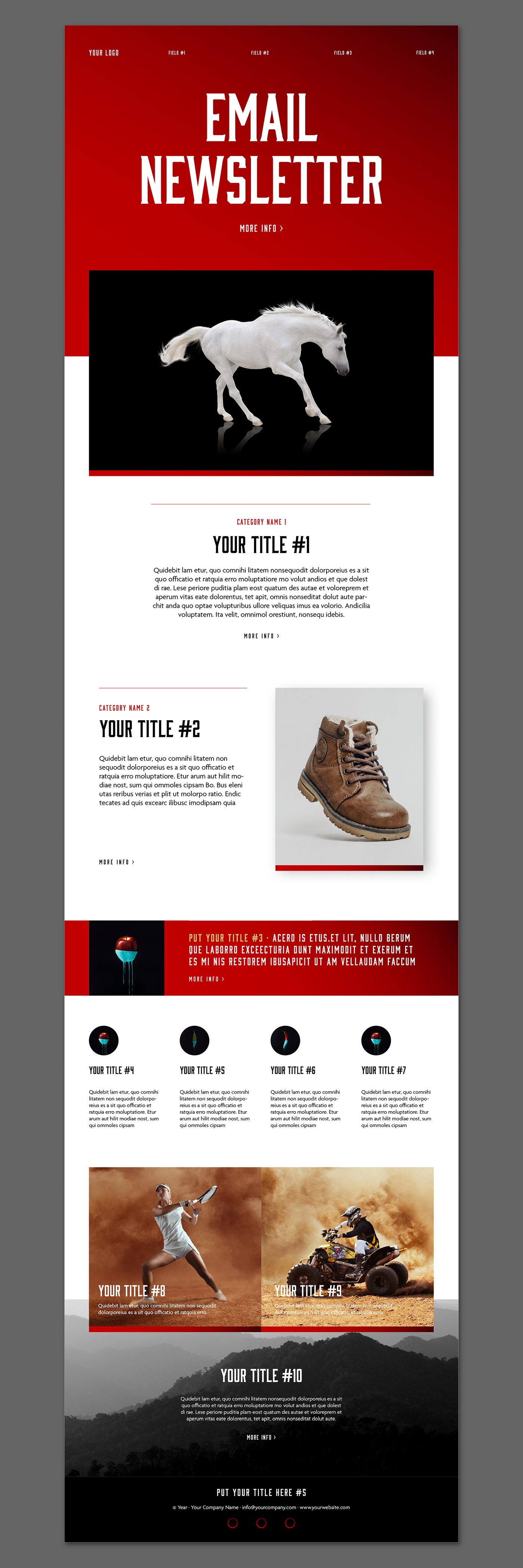 Email newsletter Layout template Email Design email marketing Web site Website Web Design 