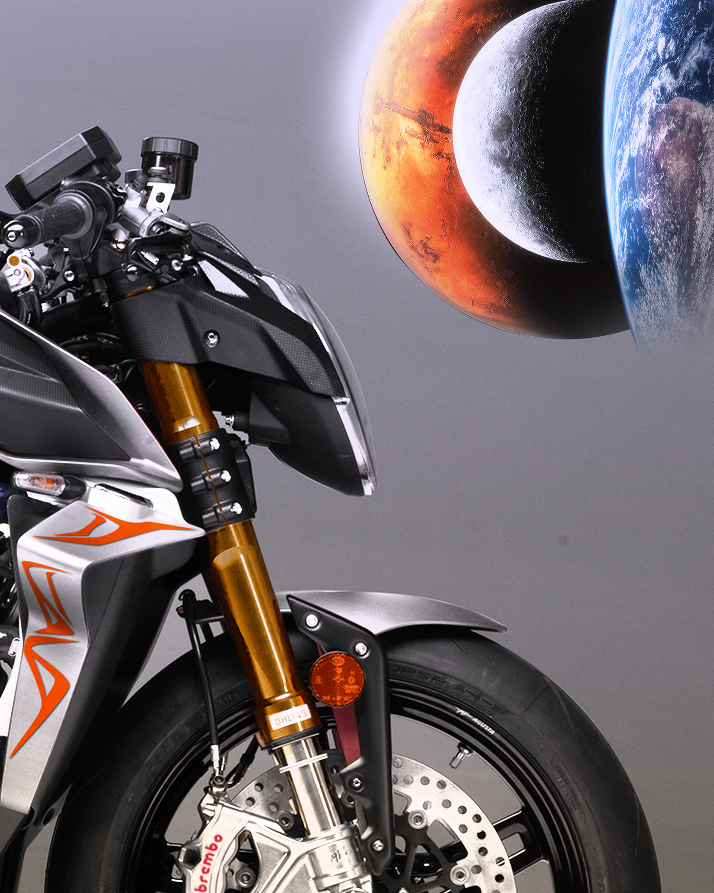 cosmic alignment cosmogonie cosmogony designer motorcycle art mv agusta mv agusta brutalle Simon Designs