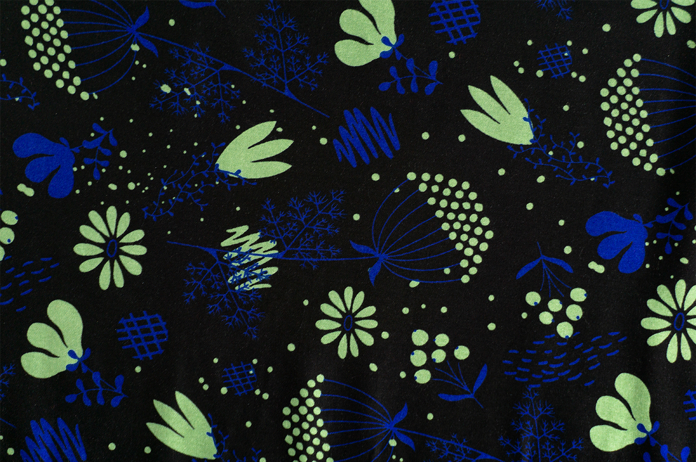 surface pattern design textile design  Botanical print pattern design  Fashion  Plant pattern textile botanical