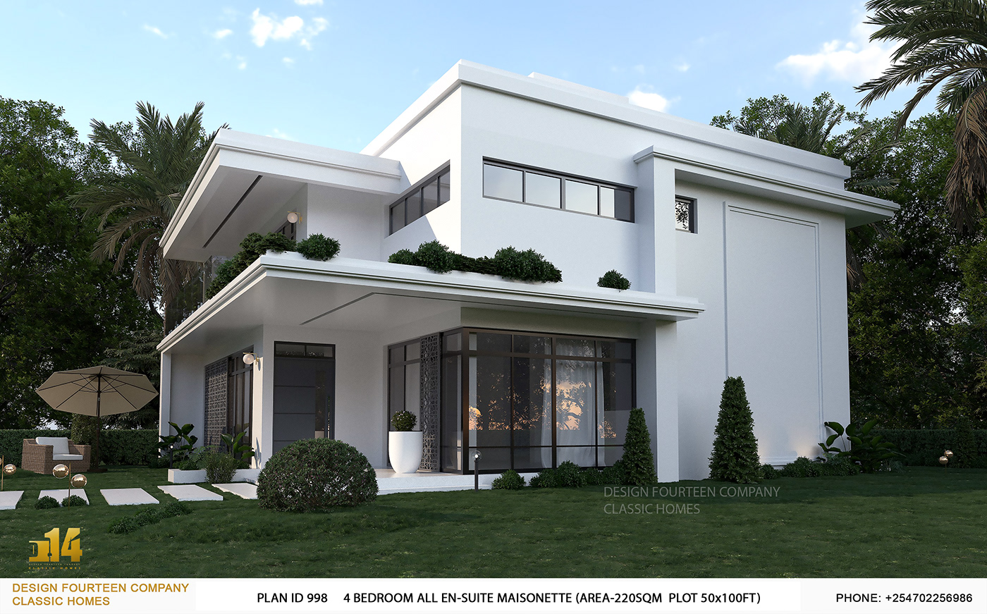 building architecture visualization Classic home modern Render archviz 3D vray