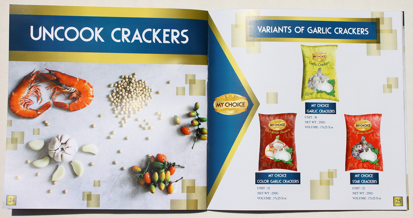 brochure flyer CIS catalog Product Promotion Photography  instant food snack Promotional graphic design 
