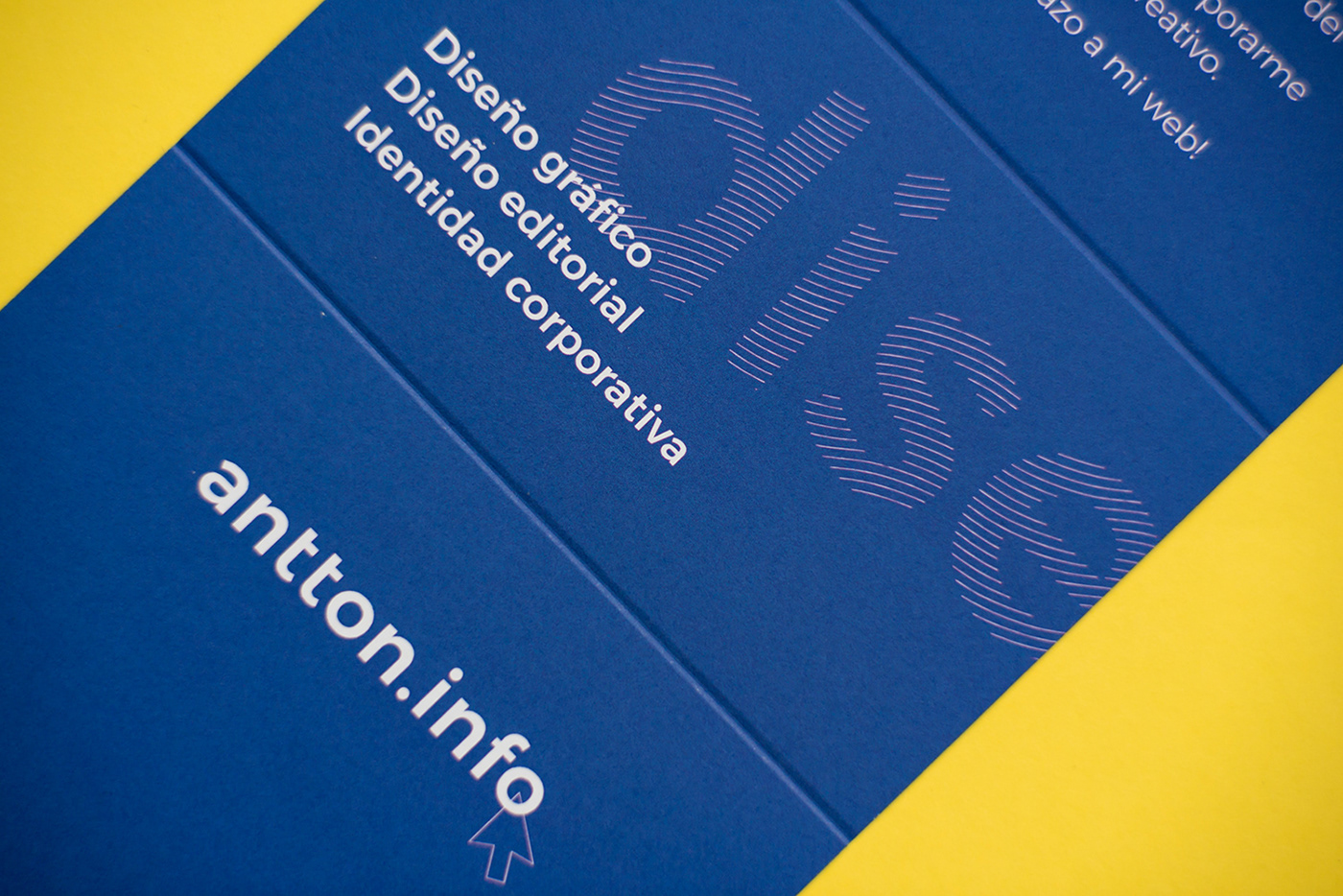 cover letter editorial design  graphic design  blue identity analogic paper brochure identidad presentación