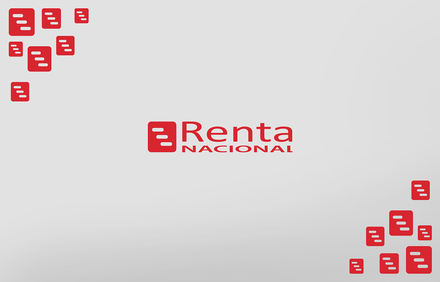 Renta Nacional branding  diseño corporativo aplicación de marca diseño gráfico