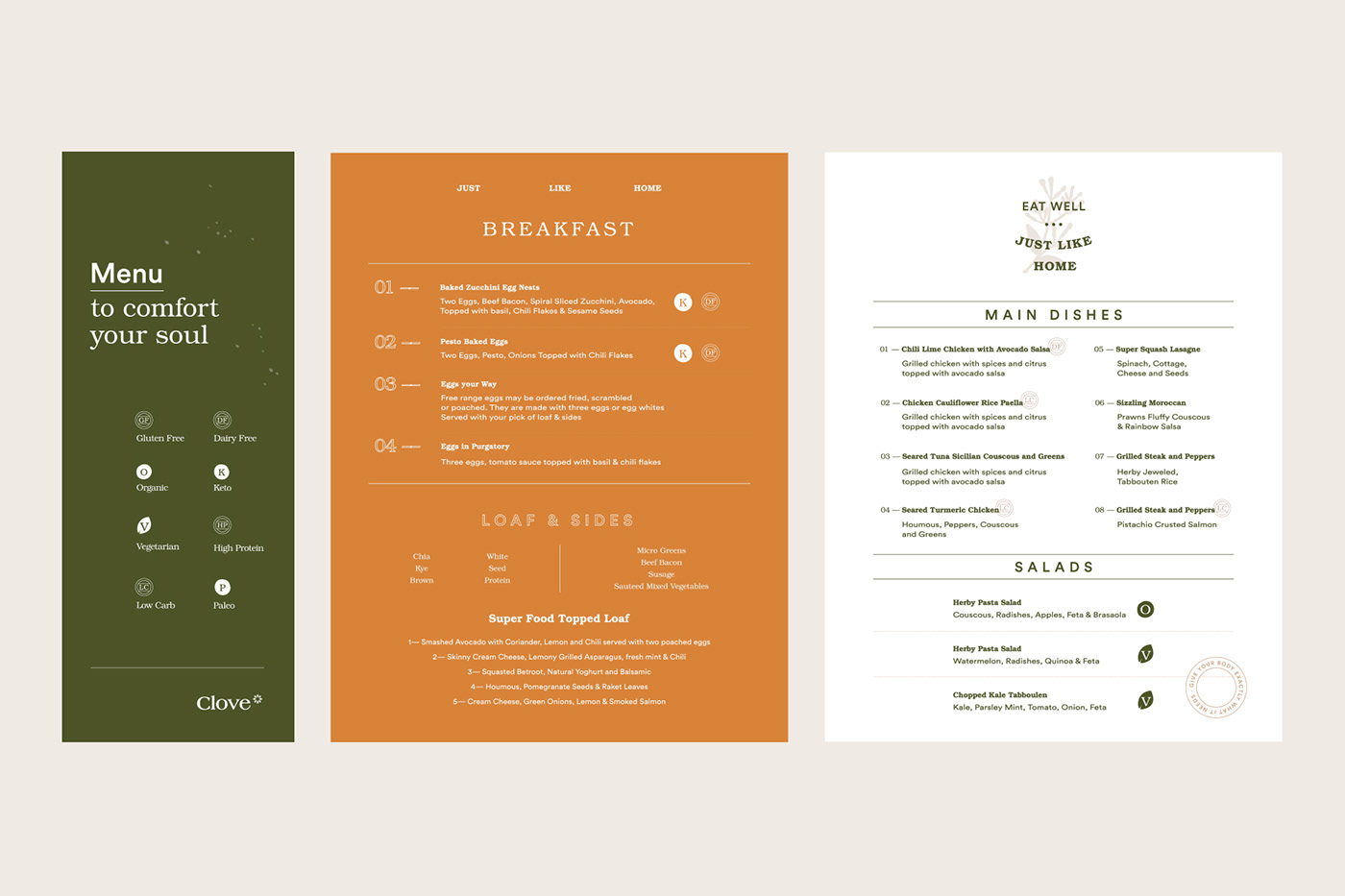 design brand art direction  graphic design  organic restaurant menu ILLUSTRATION  texture