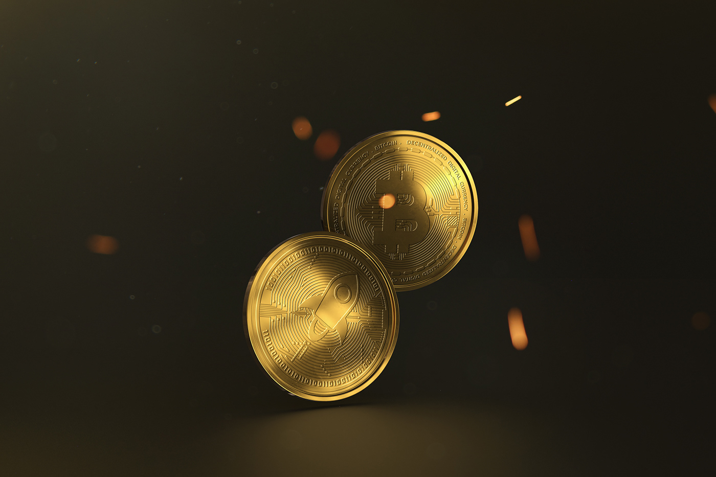 bitcoin cash cent coin euro mock up money psd template smart objects