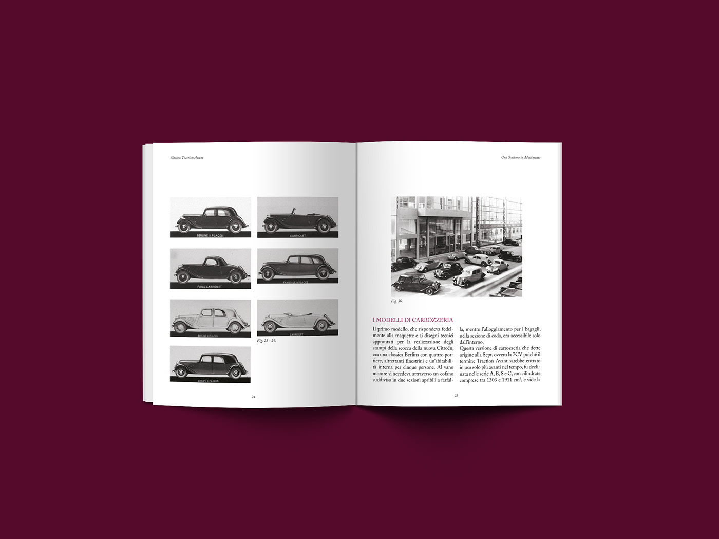 classic car book design vintage car Editorial Project car citroen Citroen Traction Avant fiva scultura movimento