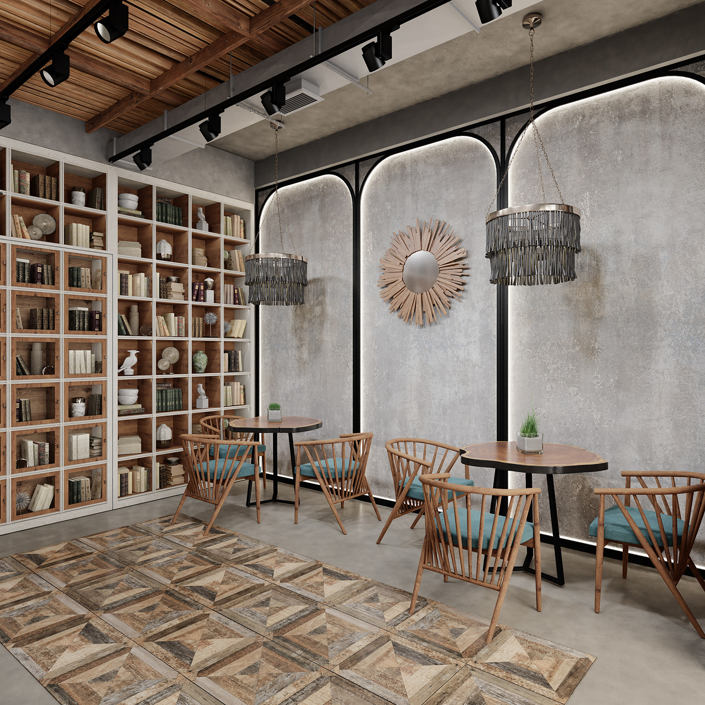Interior 3ds max interior design  architecture teahouse restaurant hookah hookah bar lounge кальян
