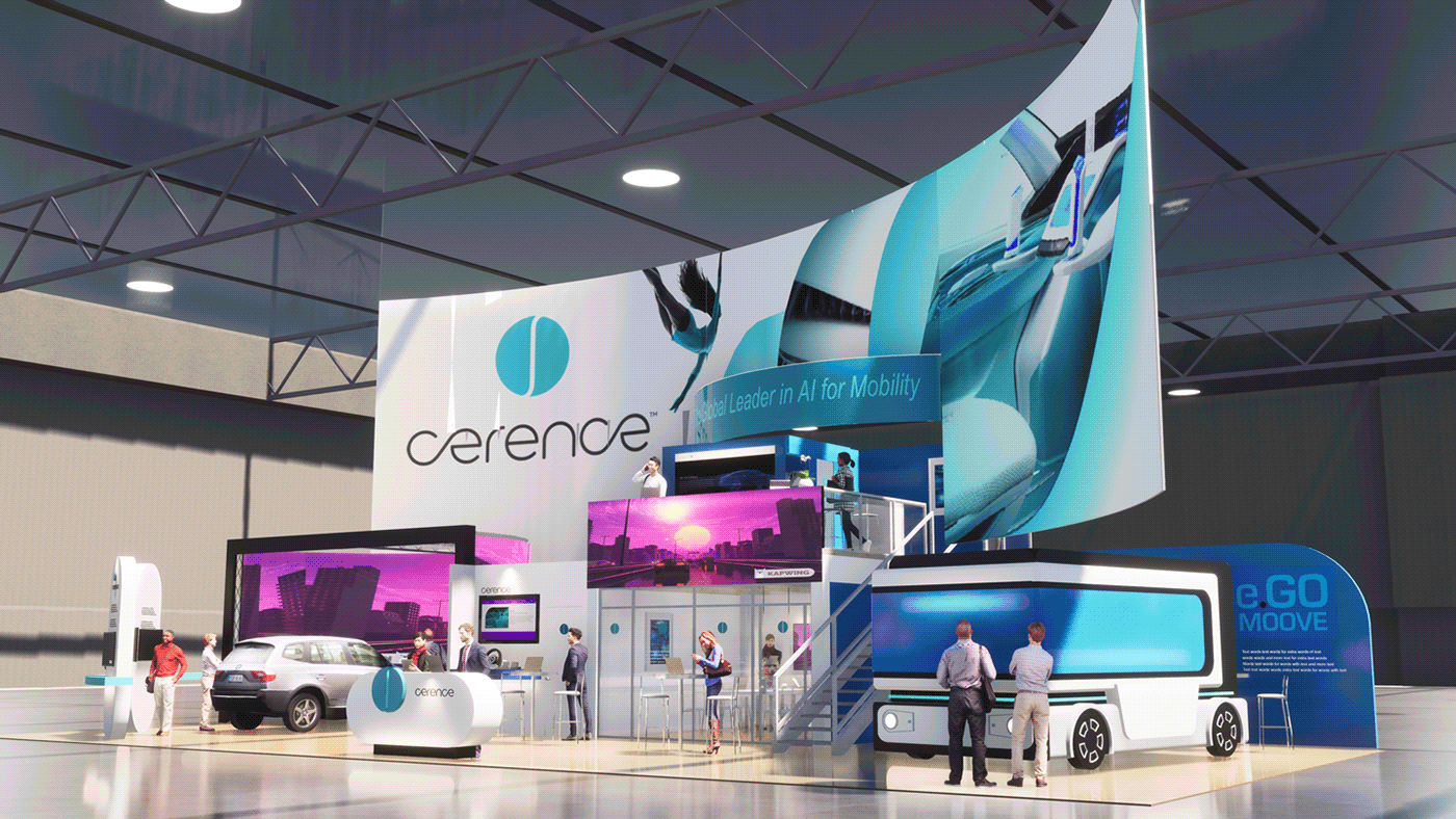 3D Rendering Trade Show trade show booth Trade Show Design