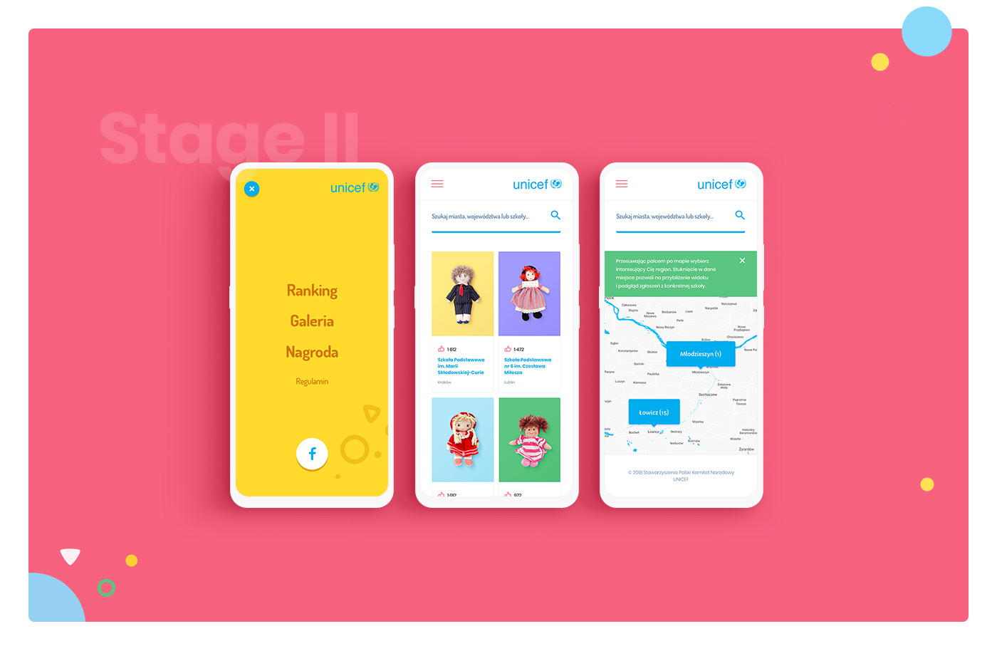 Web colorful interaction Case Study kids ILLUSTRATION  app UI ux