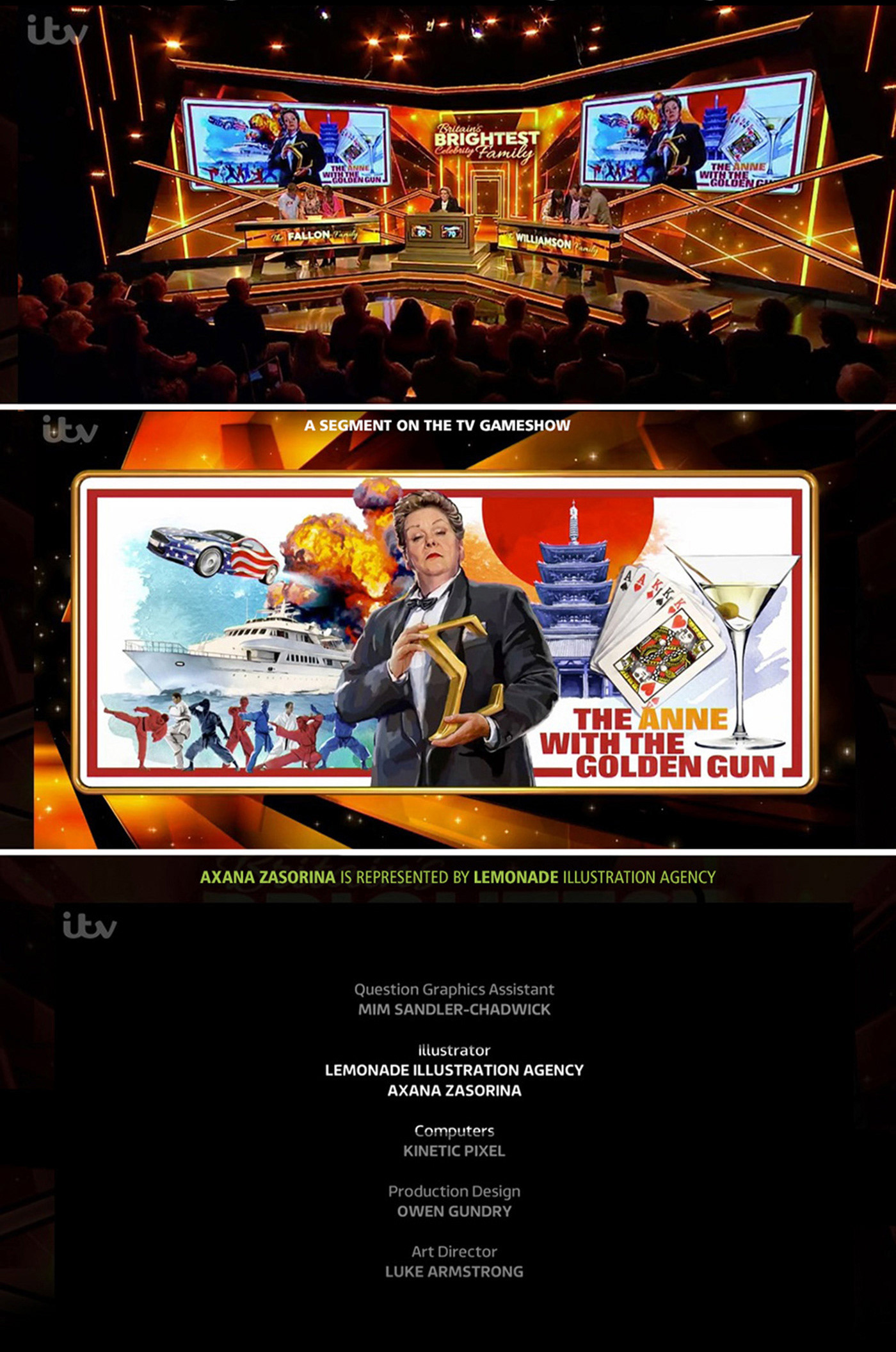 Brightest Britain's Celebrity family game show poster Retro tv tv show vintage