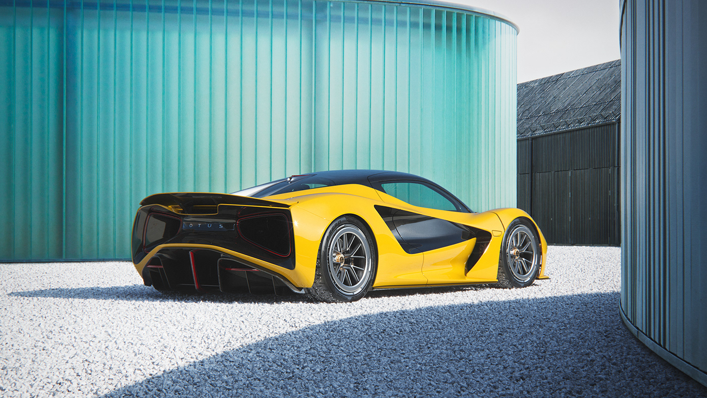 automotive   3D Render visualization Lotus CGI car 3ds max corona MAGROUND