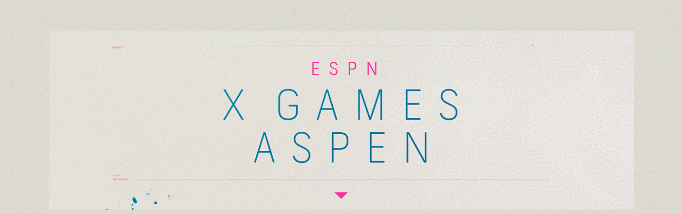 branding  X GAMES ESPN motion graphics  typography   extreme sports big block BRAD MITCHELL Harmless.tv show package