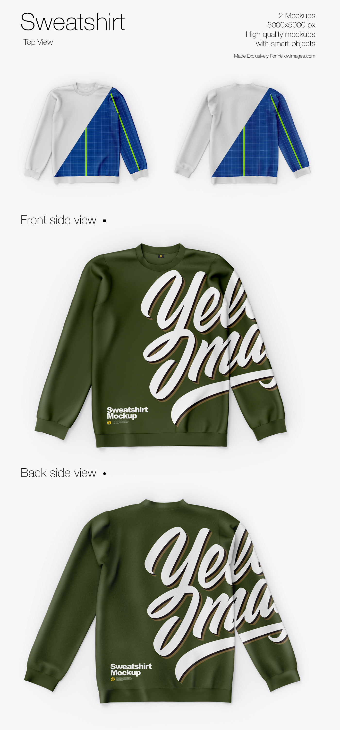 branding  Sweatshirt Mockup design casual