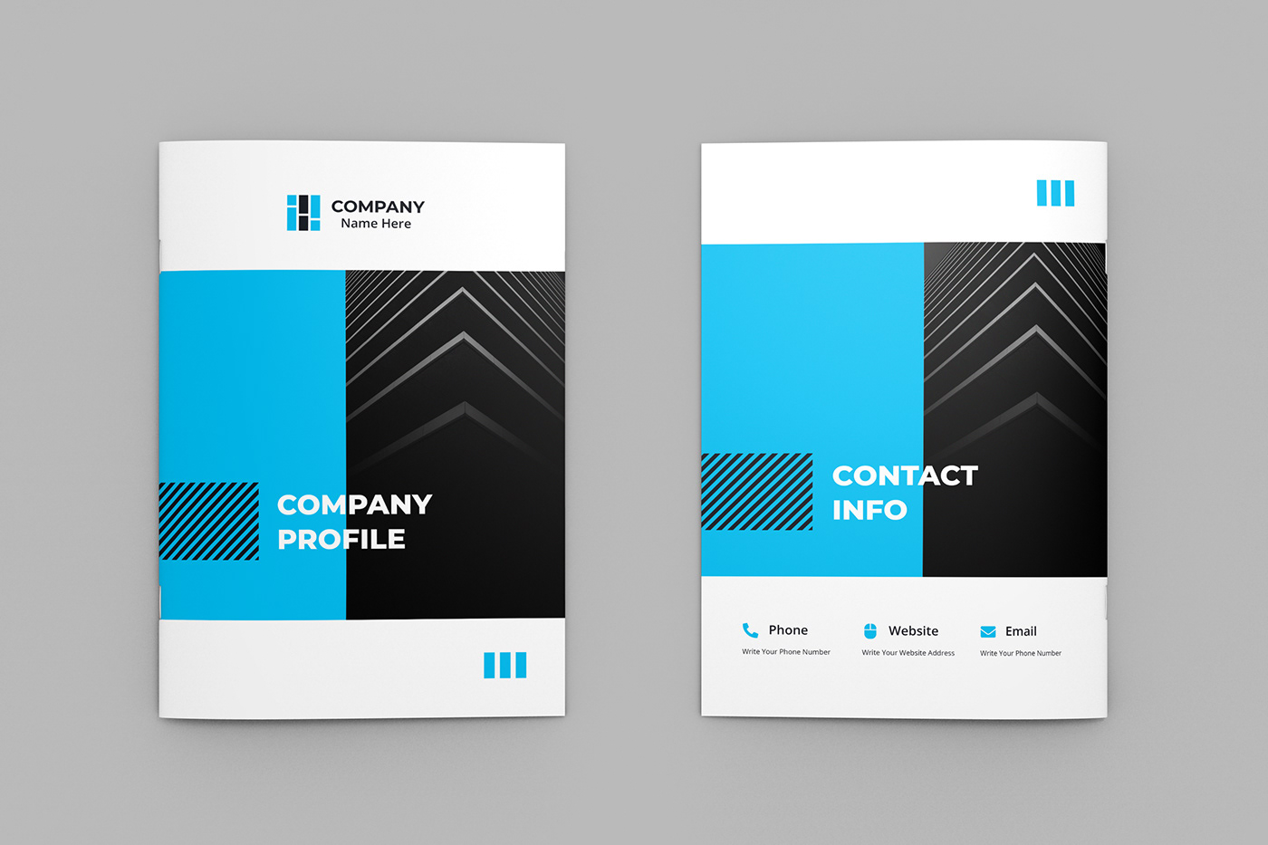 agency annual report brochure business company profile corporate Proposal social media template white paper