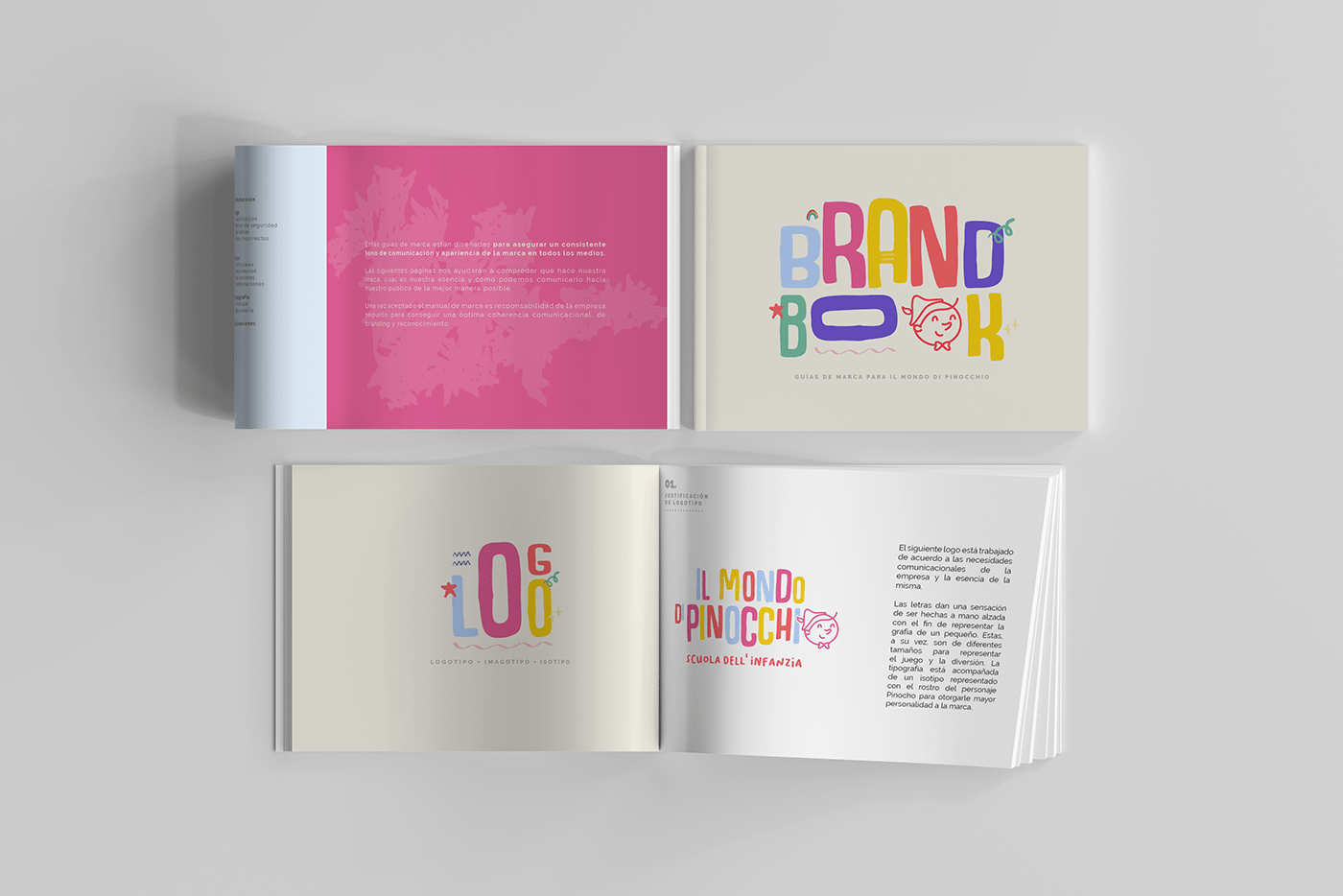 book brand Brand Design brand identity branding  Brouchure children Education kids Layout