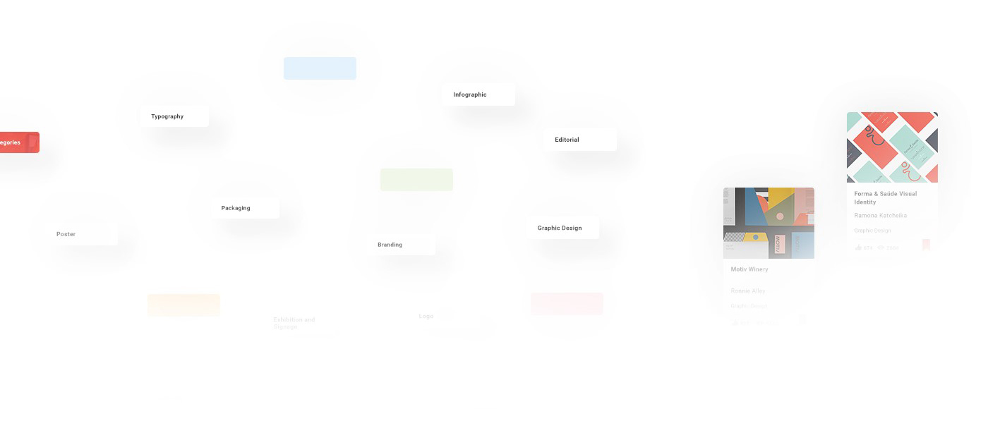 Behance redesign dashboard adobe behance redesign revamped portfolio clean design Platform